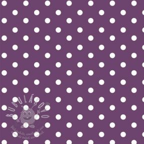 Pamutvászon Dots purple