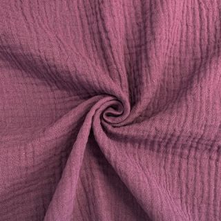Dupla géz/muszlin purple GOTS