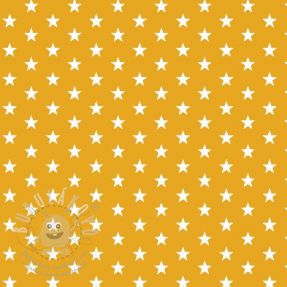 Pamutvászon Petit stars yellow