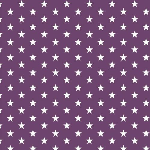 Pamutvászon Petit stars purple