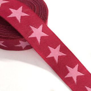 Szalag Stars fuchsia/pink