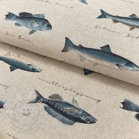 Dekorációs anyag Linenlook Fish vintage