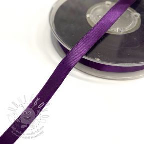 Kétoldalas szatén szalag 9 mm purple