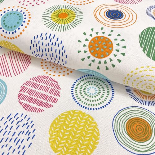 Dekorációs anyag premium Hand drawn circles multicolour