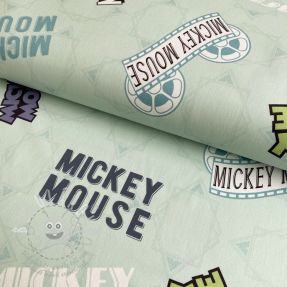 Dekorációs anyag Mickey Mouse Movie banner green digital print