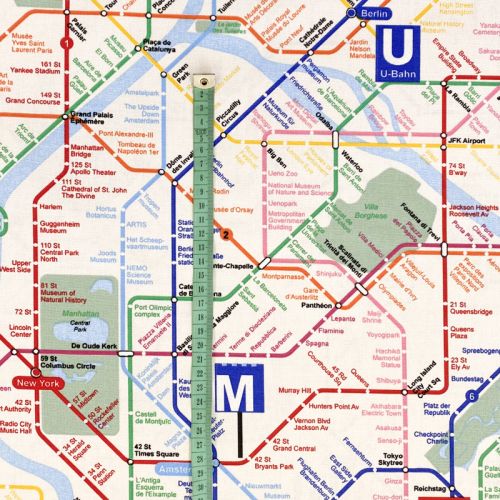 Dekorációs anyag premium Subway underground