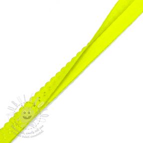 Szegőgumi 12 mm LUXURY neon yellow